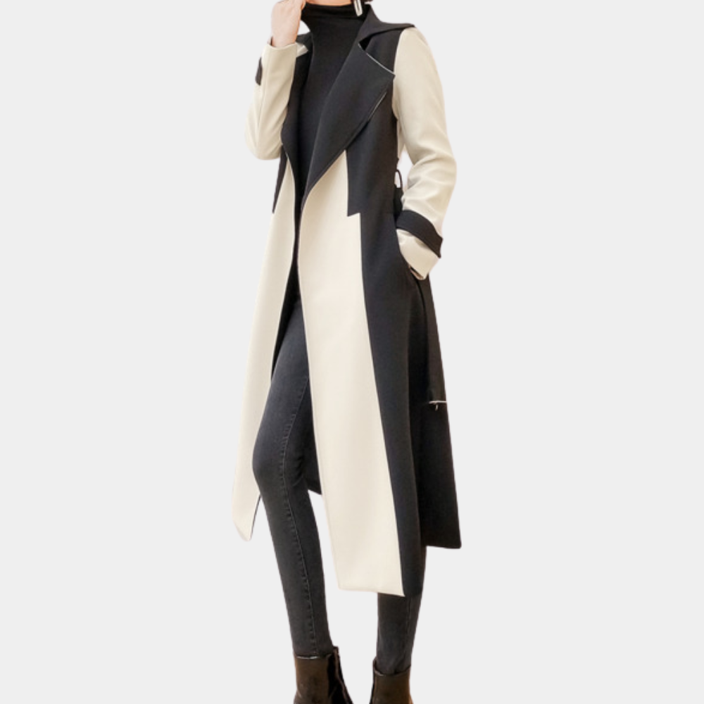 Stylish Women's Trench Coat with Elegant Belt