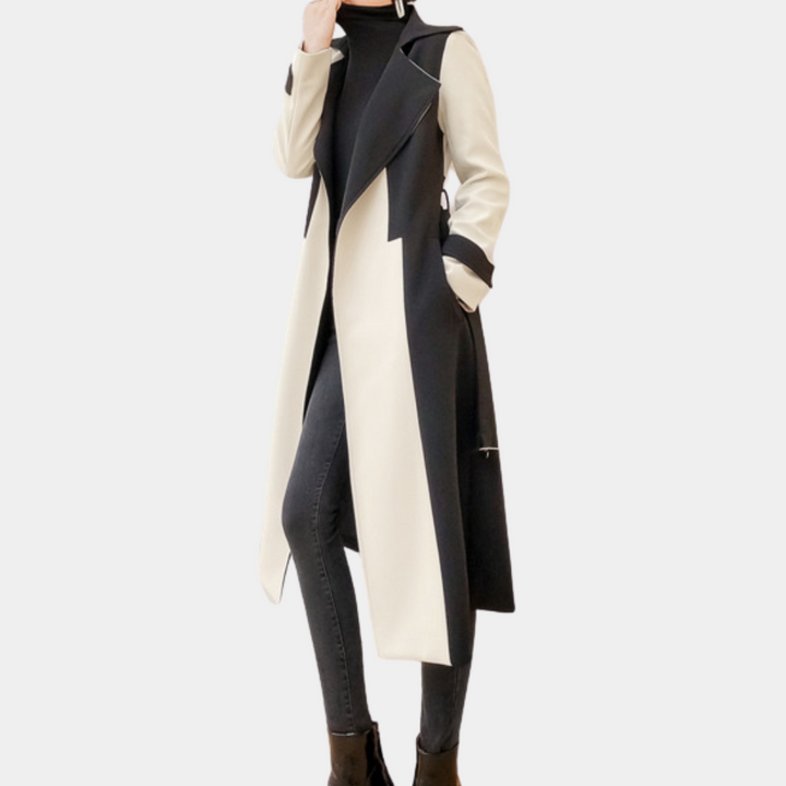 Stylish Women's Trench Coat with Elegant Belt