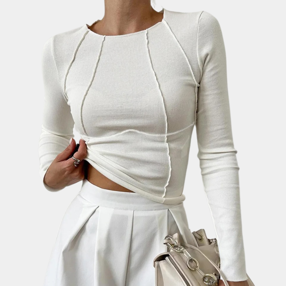 Stylish Long Sleeve Top for Women - Simple and Elegant