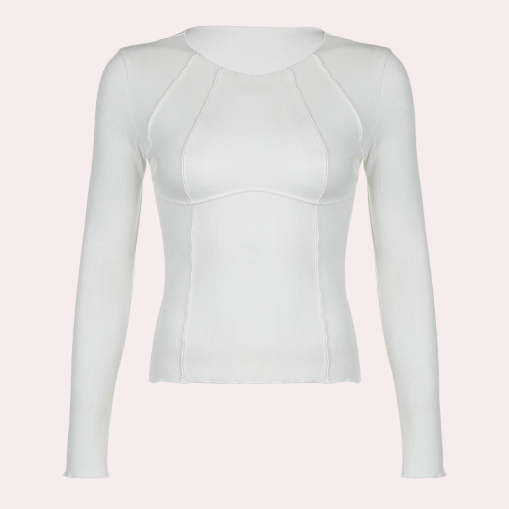 Stylish Long Sleeve Top for Women - Simple and Elegant
