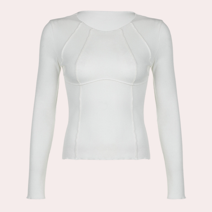 Stylish Long Sleeve Top for Women - Simple and Elegant