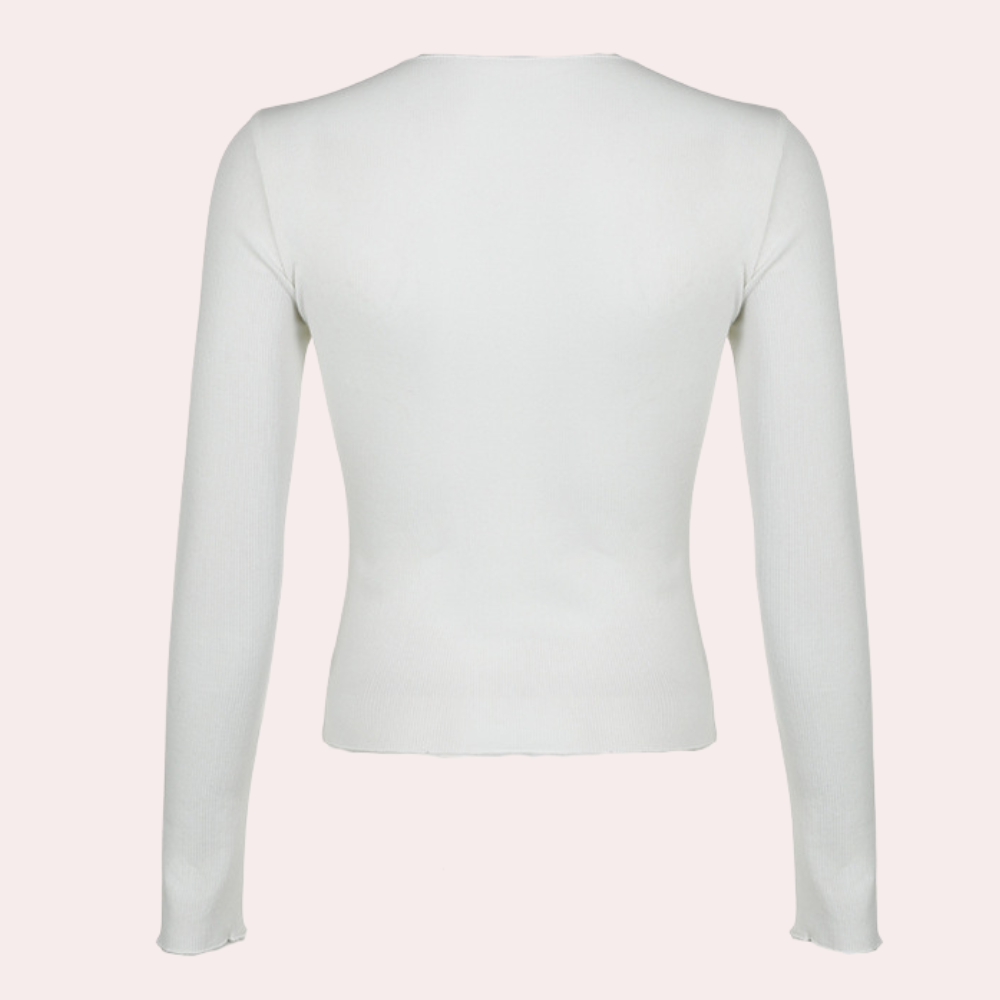Stylish Long Sleeve Top for Women - Simple and Elegant