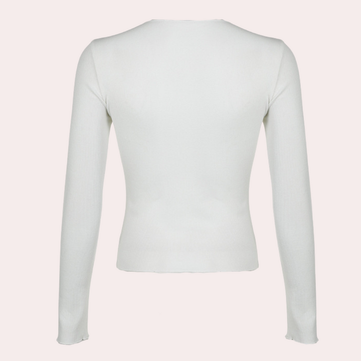 Stylish Long Sleeve Top for Women - Simple and Elegant