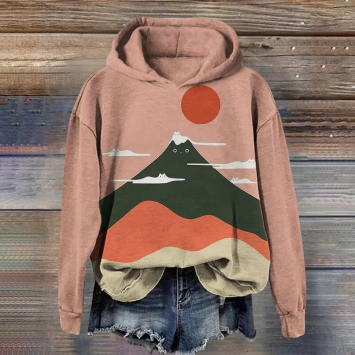 Talia - Trendy Women's Sweater with Vibrant Animal Print