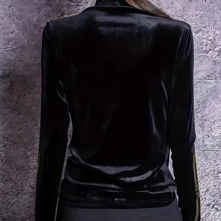 Xanthi - Fashionable Women's Sweater with Trendy Round Neck