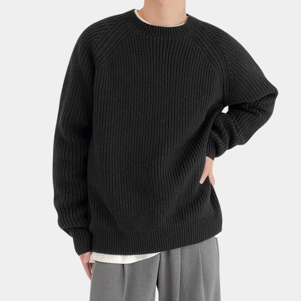 Audrick - Stylish and Comfortable Long-Sleeved Knitted Sweater for Men
