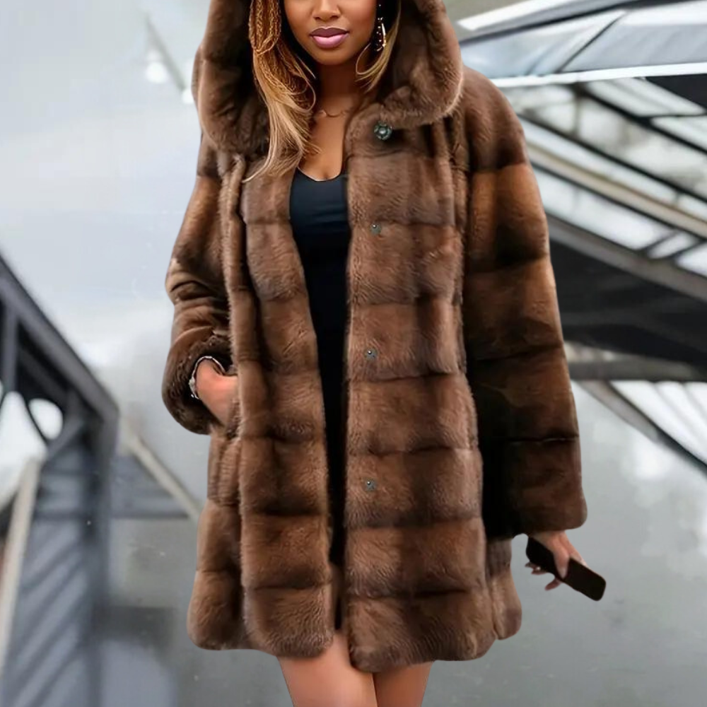 Jacinta - Trendy Women's Jacket with Fashionable Hood