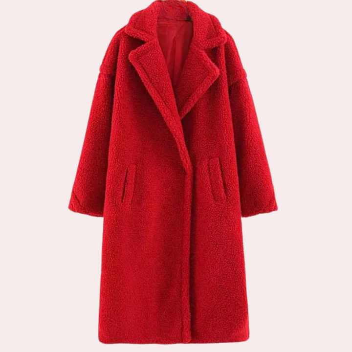 Szilard - Elegant and Comfortable Women's Coat in Luxury Plush
