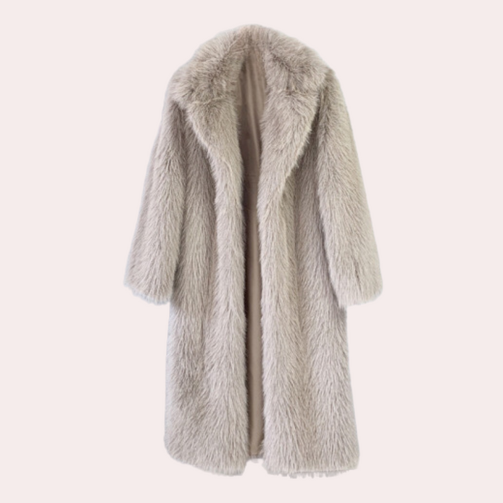 TARA - Elegant Plush Winter Coat for Women