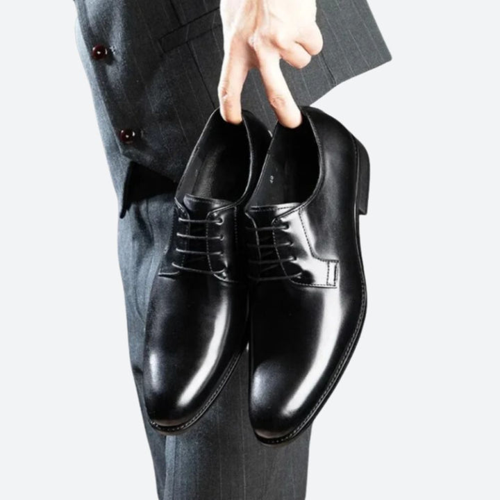 Stylish Italian Leather Lace-Up Shoes - Darryl