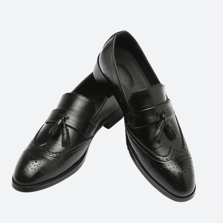 Stylish Orthopaedic Men's Shoes with Elegant Tassels - Frane