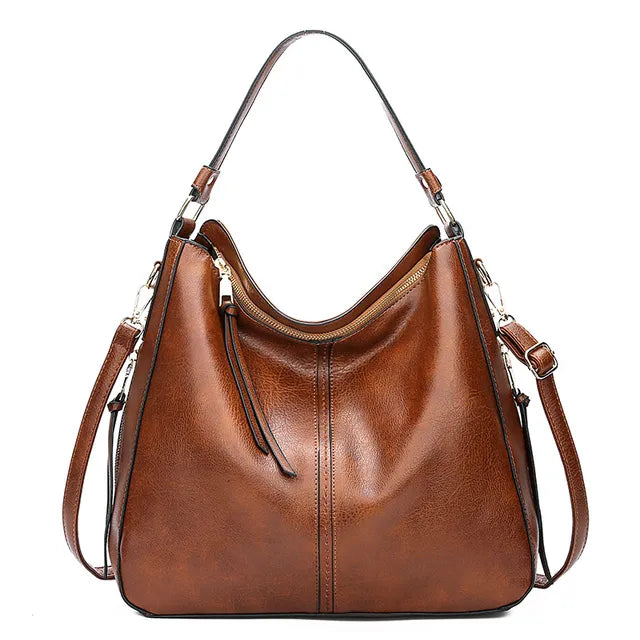 Jacky - Elegant and Spacious Summer Leather Bag for Women