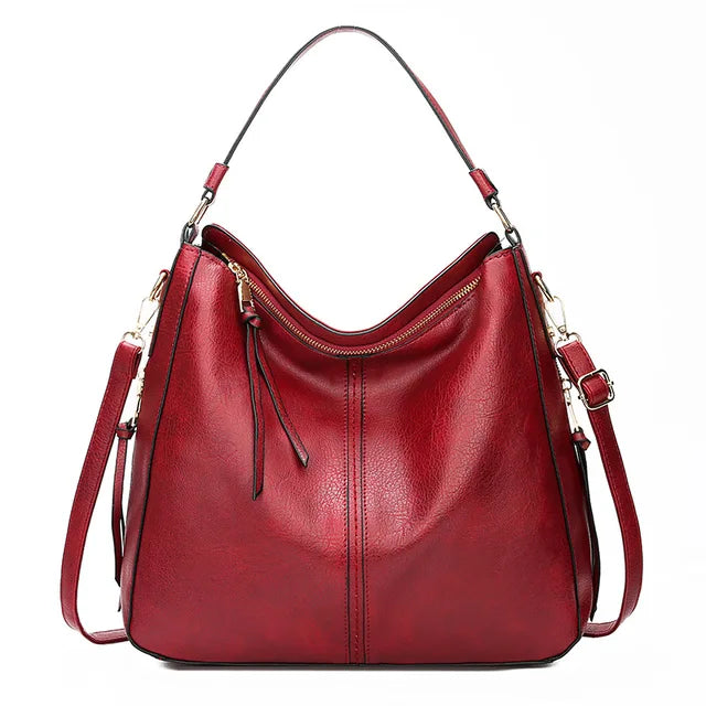 Jacky - Elegant and Spacious Summer Leather Bag for Women