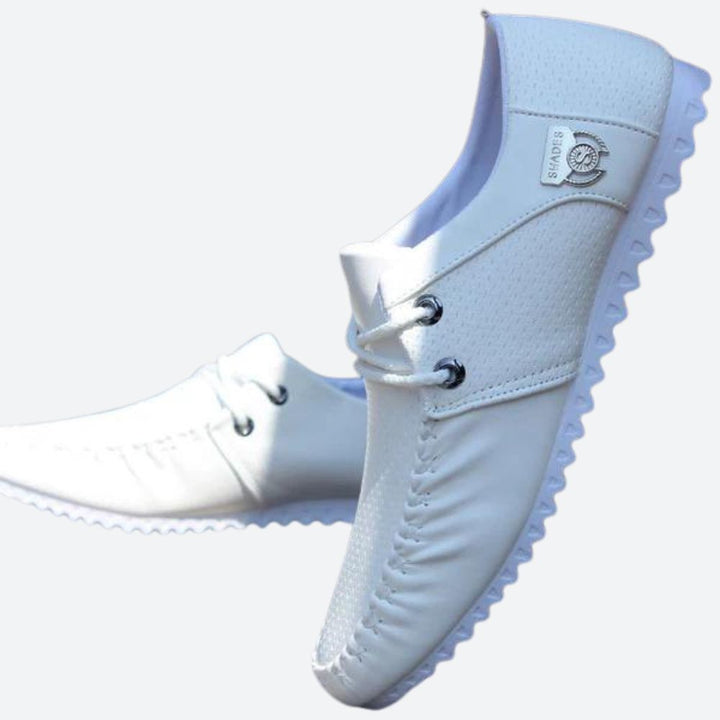 Stylish Breathable White Men's Shoes - Marlo