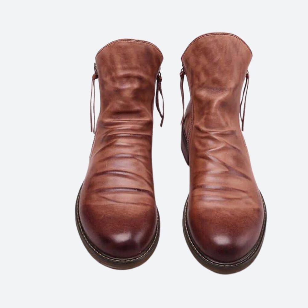Stylish Casual Leather Boots for Men - Marty