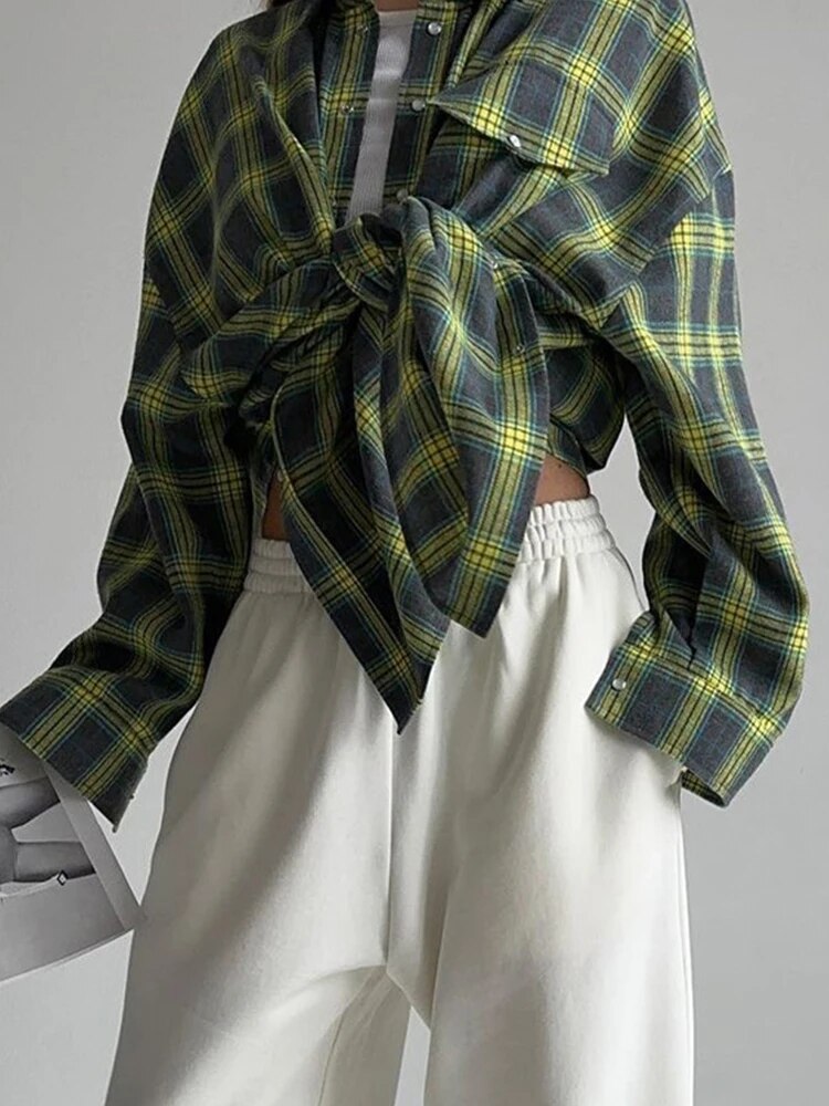 Carrie | Stylish Checked Flannel Shirt for a Refined Look