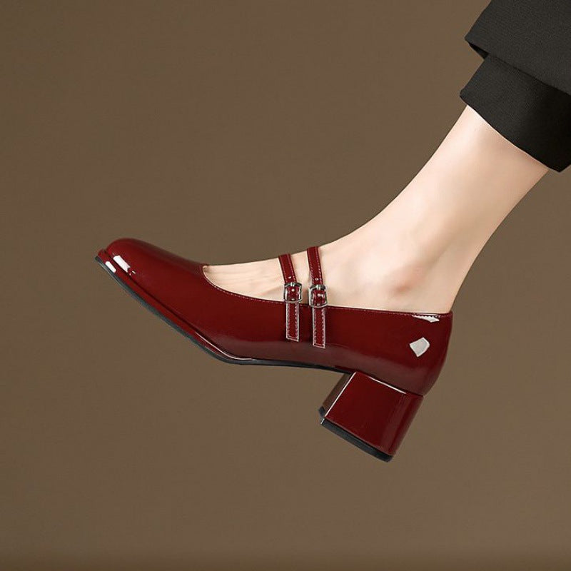MGTM - Leather Heel Shoes