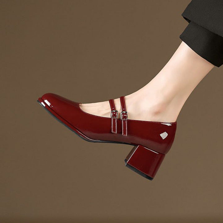 MGTM - Leather Heel Shoes