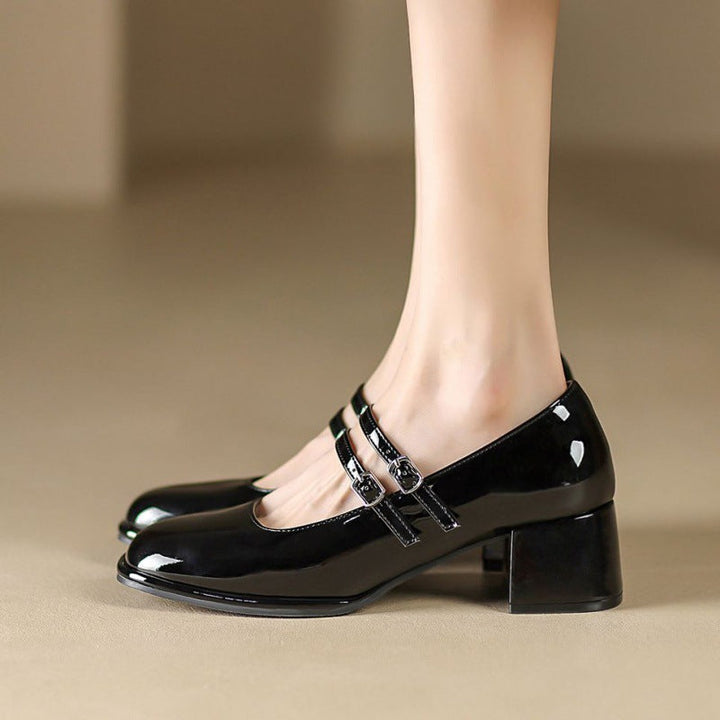 MGTM - Leather Heel Shoes