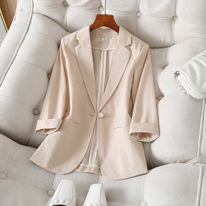 Adele | Linen Blazer