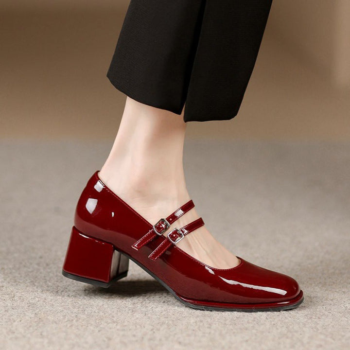 MGTM - Leather Heel Shoes