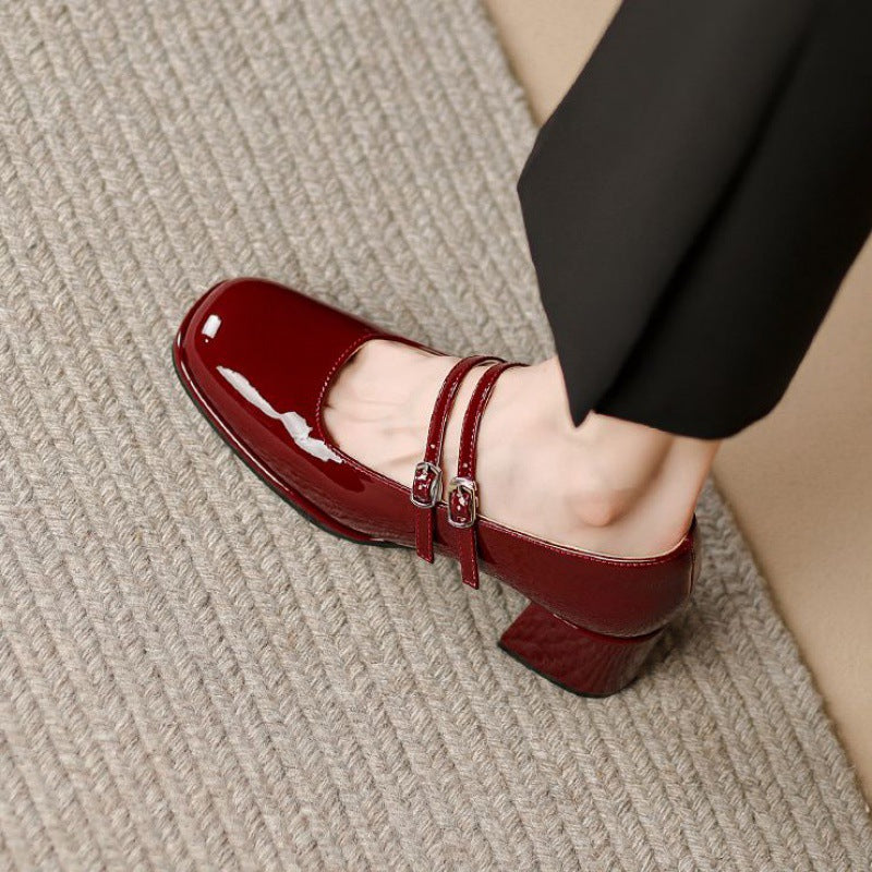 MGTM - Leather Heel Shoes