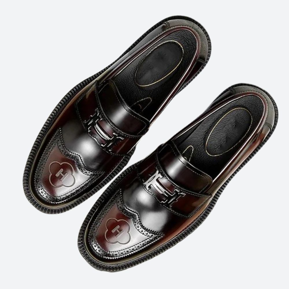 Stylish Leather Men's Shoes - Pitou