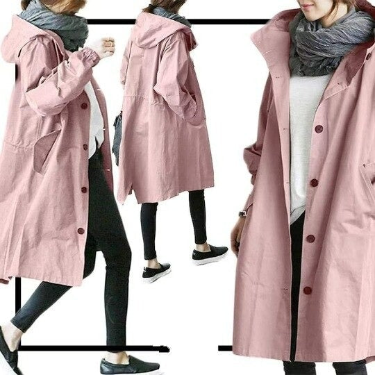 Sophie™ - Elegant Cotton Trench Coat