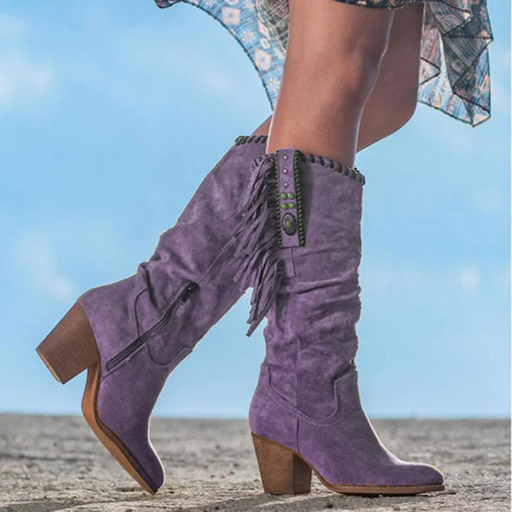DELILAH - Cowboy Boots in Boho Style