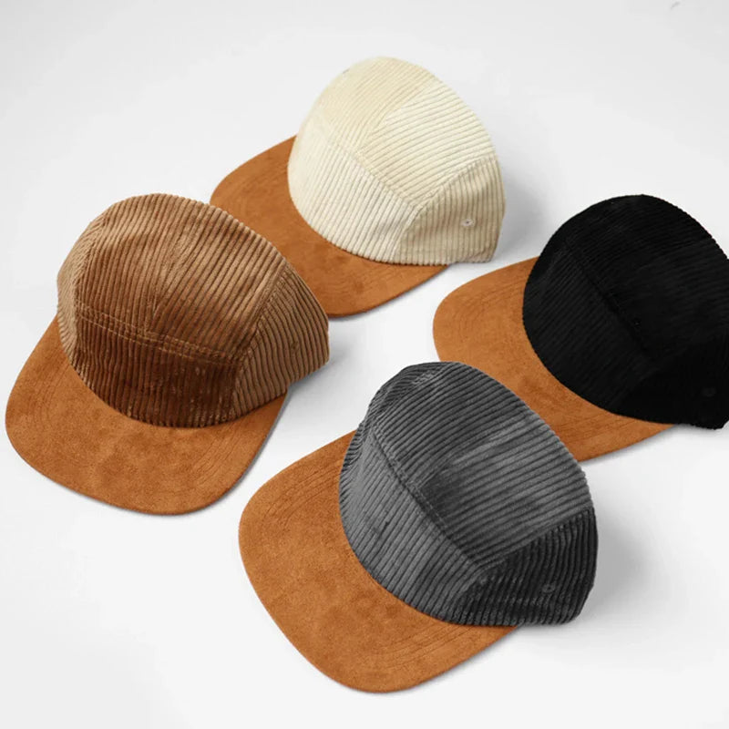 Evan | Corduroy Panel Cap