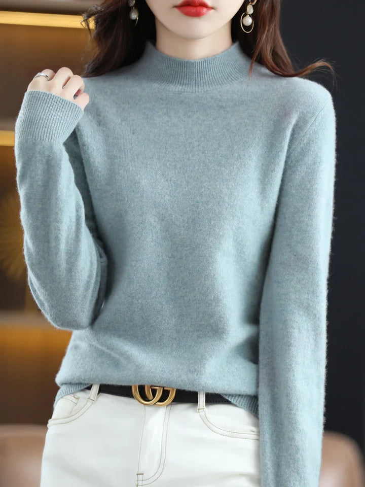 Viviane - Luxurious Women's Sweater Made from Pure Wool for Ultimate Comfort