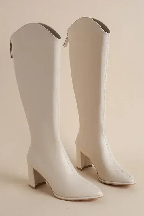 Bianca - Stylish Pointed Knee-High Boots