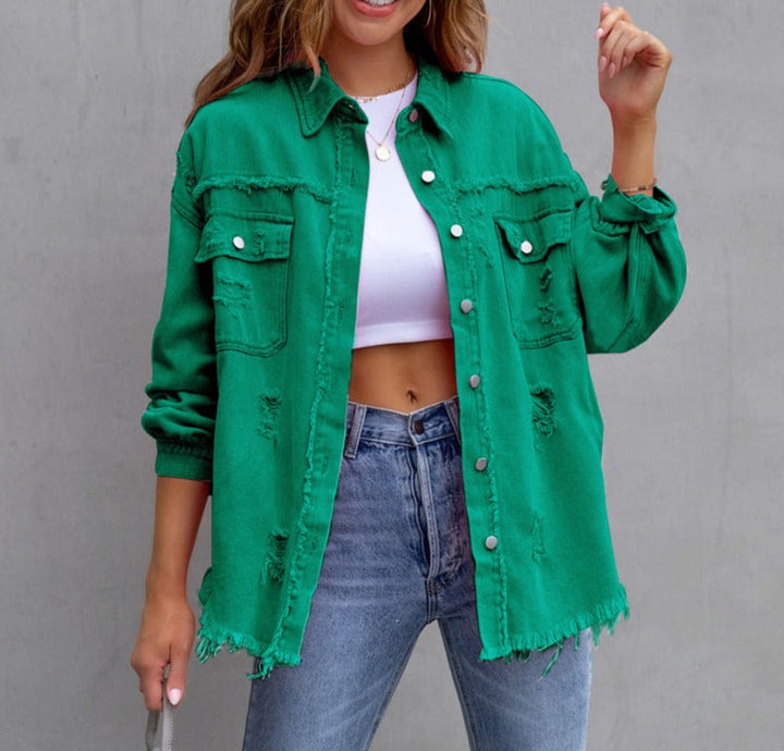 Lucie™ - Elegant Denim Jacket