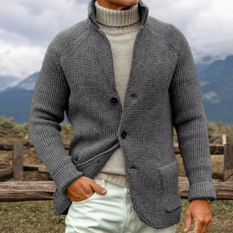 Jett - KNITTED CARDIGAN IN A COARSE KNIT LOOK