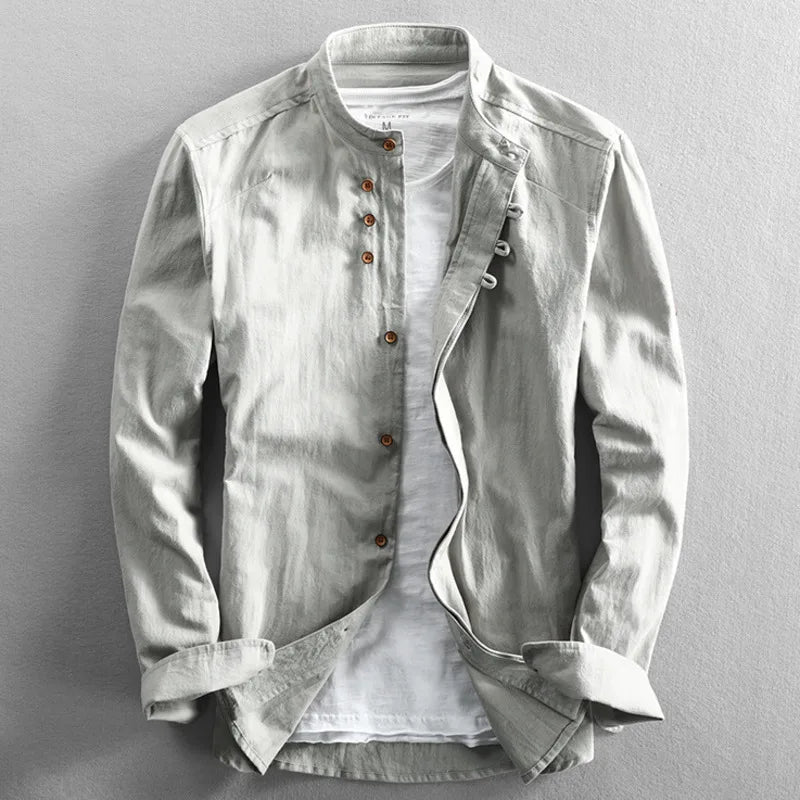 Cecil | Japanese Style Linen Shirt