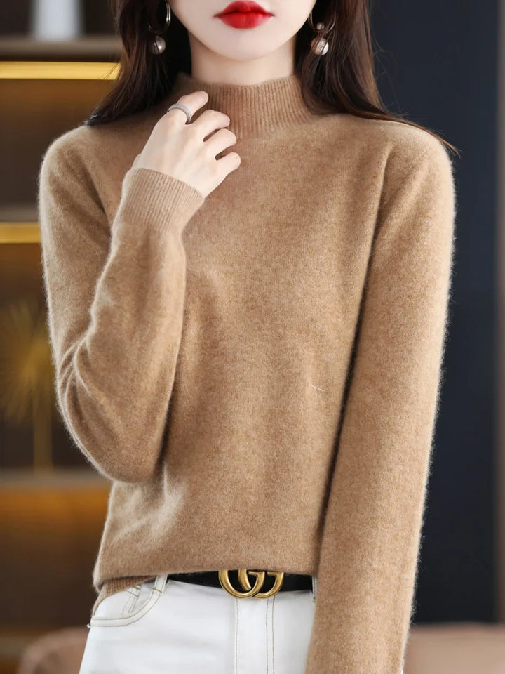 Viviane - Luxurious Women's Sweater Made from Pure Wool for Ultimate Comfort