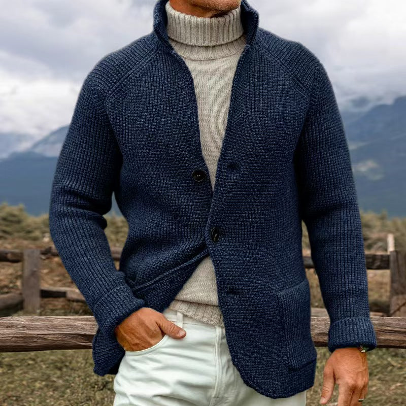 Jett - KNITTED CARDIGAN IN A COARSE KNIT LOOK