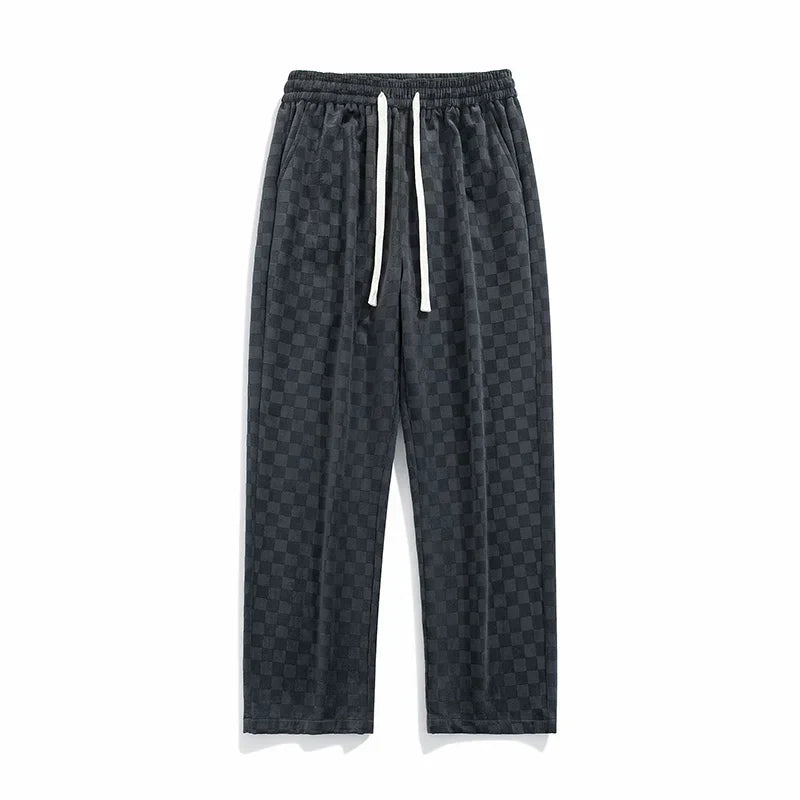 Brent | Checkered Casual Joggers
