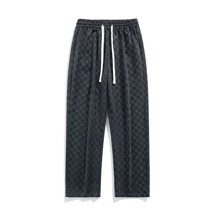 Brent | Checkered Casual Joggers