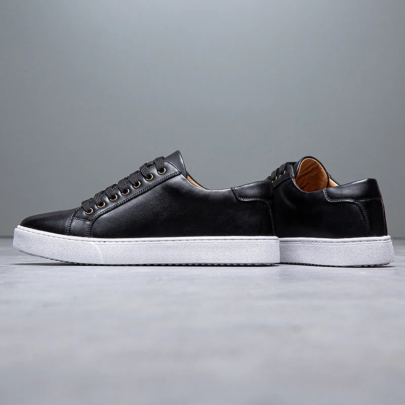 David™ - Men's Leather Sneakers