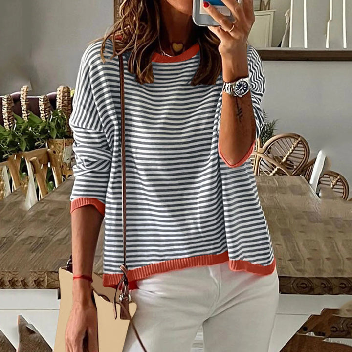 Charlotte - Stylish Striped Sweater for a Trendy Look
