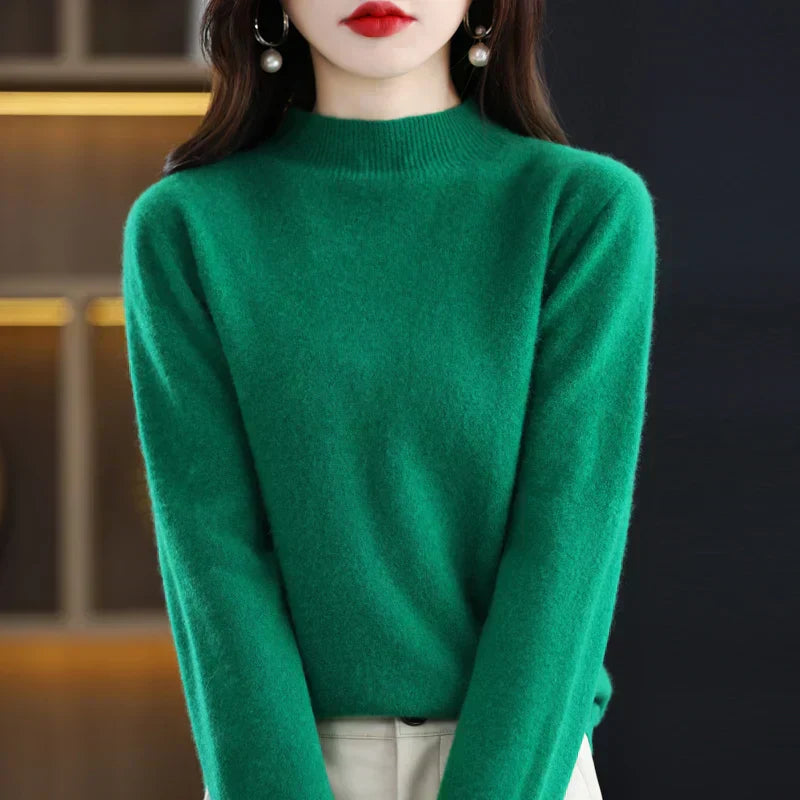 Viviane - Luxurious Women's Sweater Made from Pure Wool for Ultimate Comfort