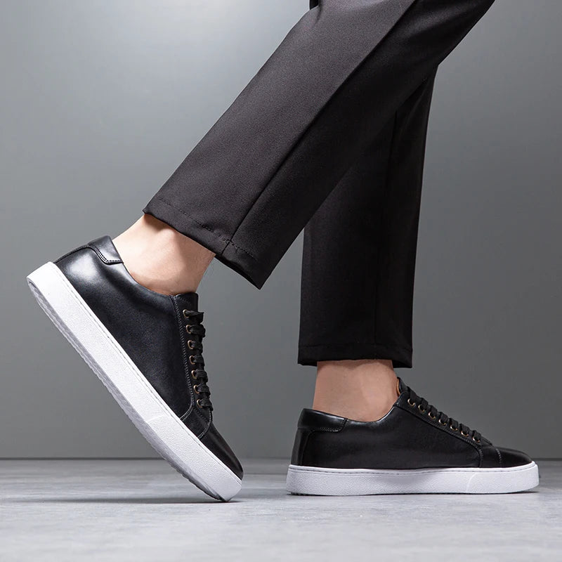 David™ - Men's Leather Sneakers