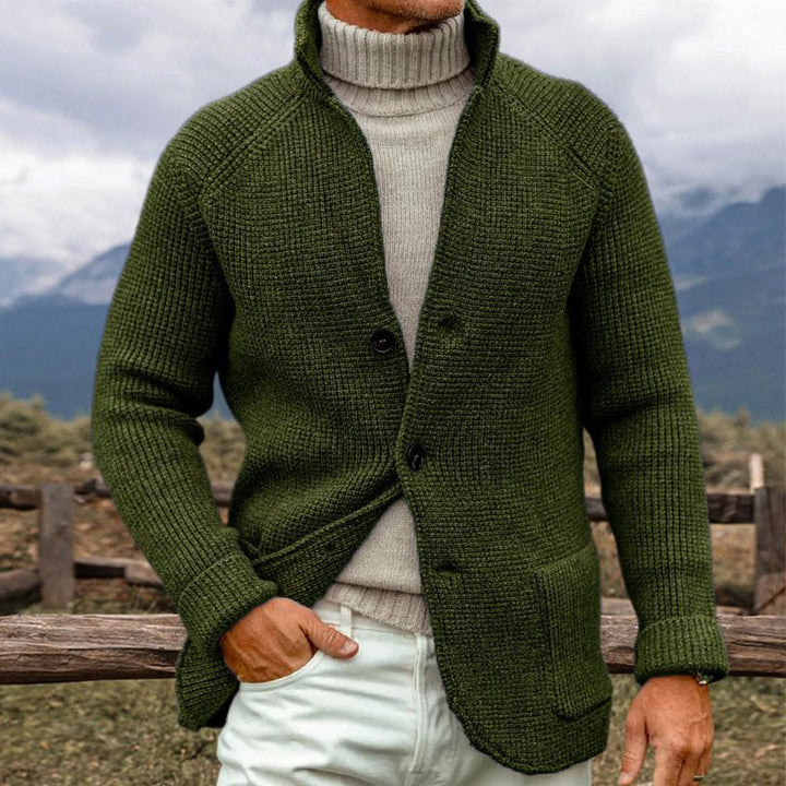 Jett - KNITTED CARDIGAN IN A COARSE KNIT LOOK