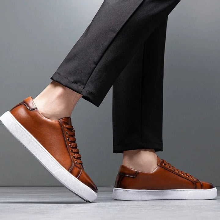 David™ - Men's Leather Sneakers