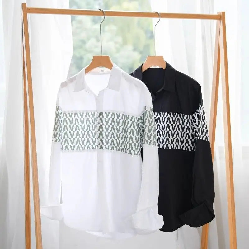 Blake | Patterned Long Sleeve Shirt
