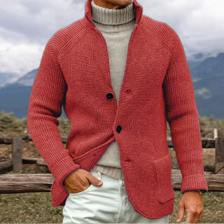 Jett - KNITTED CARDIGAN IN A COARSE KNIT LOOK