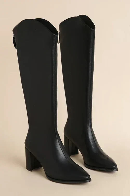 Bianca - Stylish Pointed Knee-High Boots