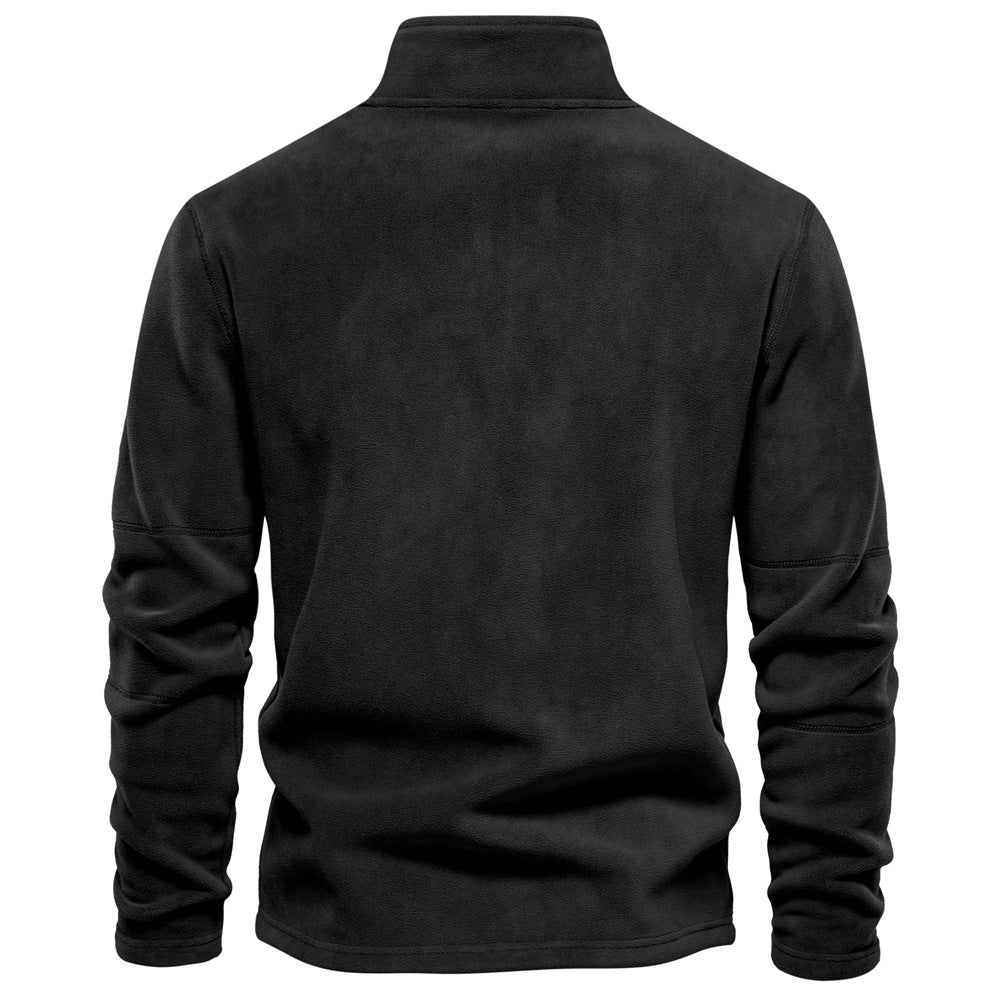 Fleece Zip Pullover Sweatshirt