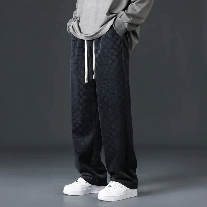 Brent | Checkered Casual Joggers